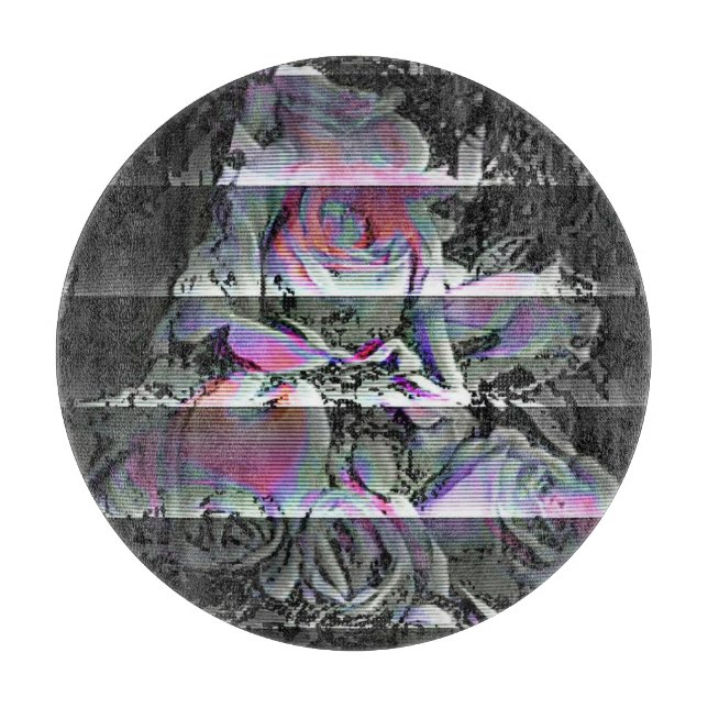 Techno Bouquet   Cutting Board (Front)