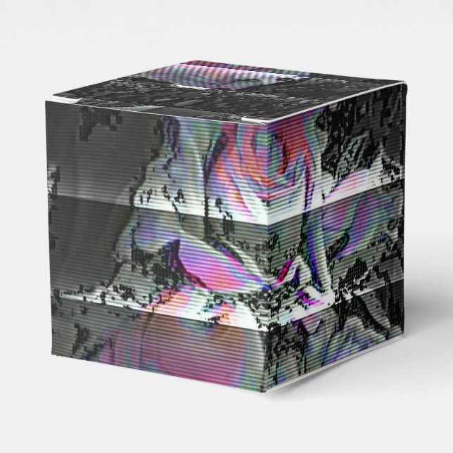 Techno Bouquet  Favor Box (Front Side)