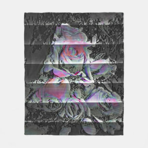 Techno Bouquet  Fleece Blanket