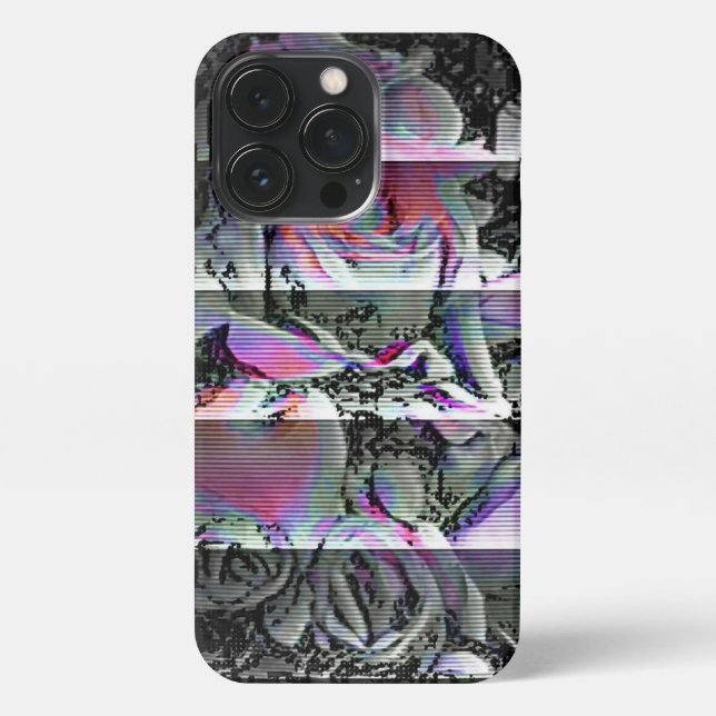 Techno Bouquet  iPhone Case (Back)