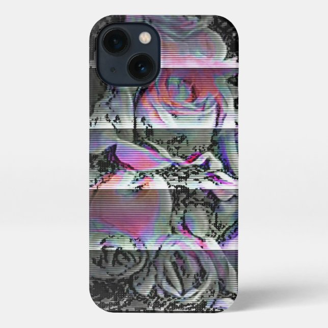 Techno Bouquet  iPhone Case (Back)