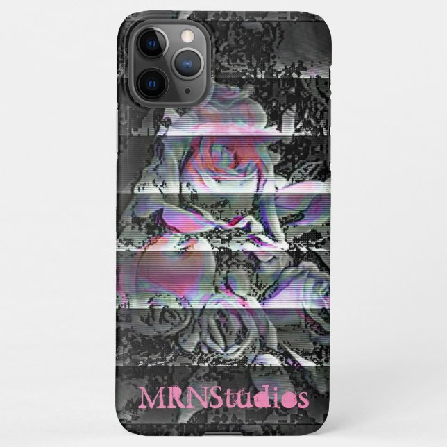 Techno Bouquet  iPhone Case (Back)