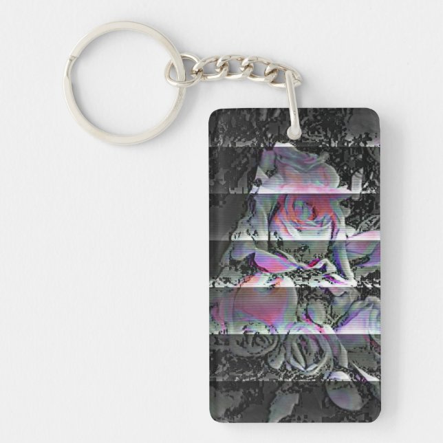 Techno Bouquet  Key Ring (Front)
