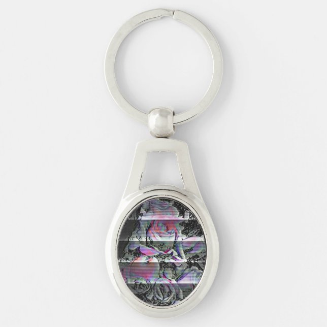 Techno Bouquet  Keychain (Front)