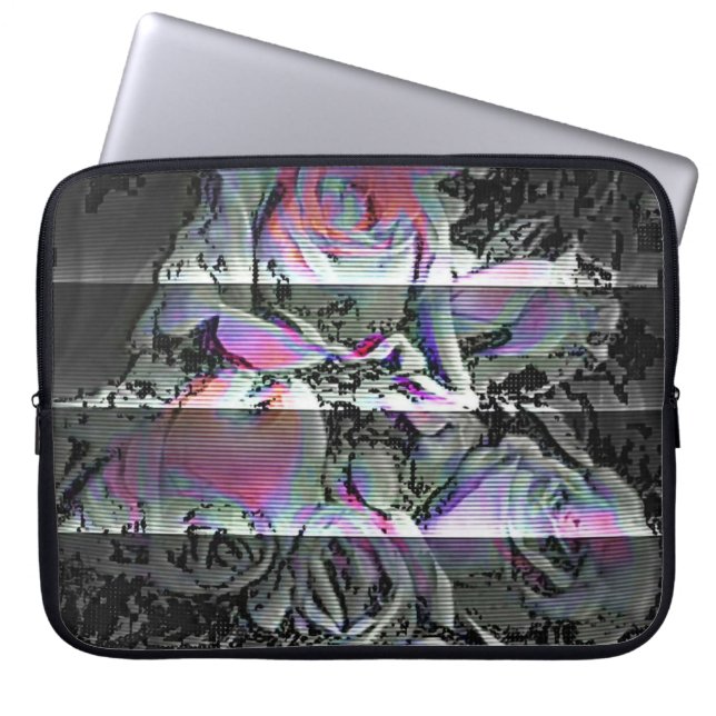 Techno Bouquet  Laptop Sleeve (Front)