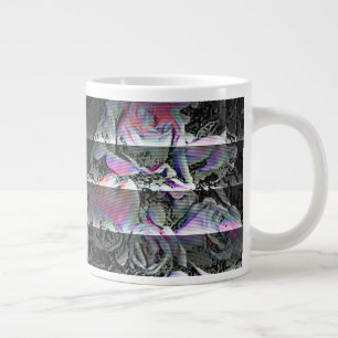 Techno Bouquet Large Coffee Mug