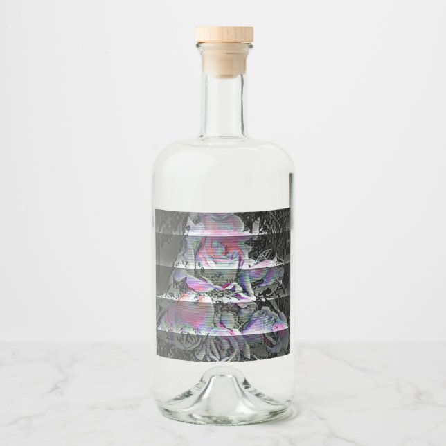 Techno Bouquet      Liquor Bottle Label (Front)