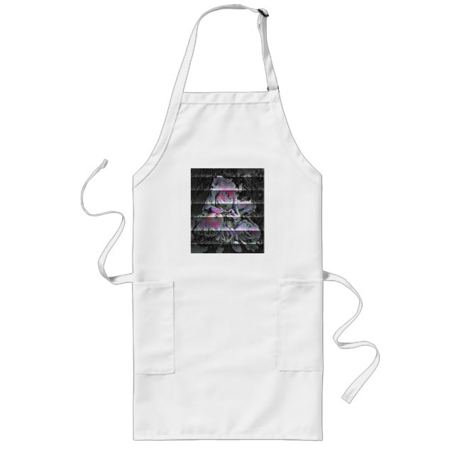 Techno Bouquet   Long Apron (Front)