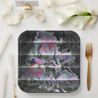Techno Bouquet Paper Plates