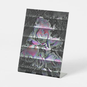 Techno Bouquet Pedestal Sign