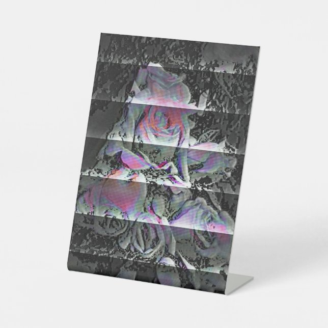 Techno Bouquet  Pedestal Sign (Front)