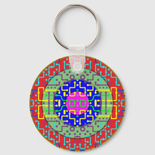 Techno Circus Key Ring (Front)