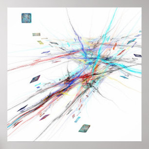 Techno colours - Poster