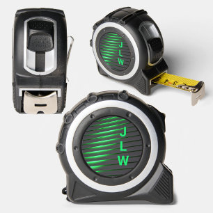 Techno Cyber Green Stripes Black 1
