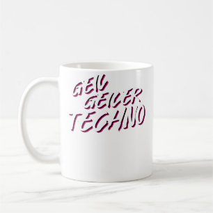 Techno Edm House Music Acid Electro Coffee Mug