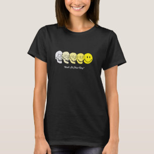 Techno Evolution Acid House Smile Techno DJ Music T-Shirt