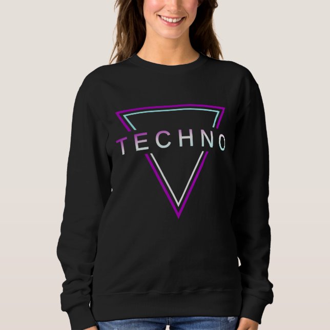 Techno House Party Outfit For EDM Festival Goa Ele Sweatshirt (Front)