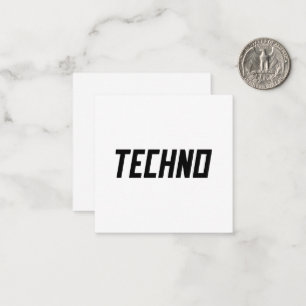 TECHNO Music Card