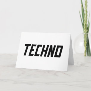 TECHNO Music Card
