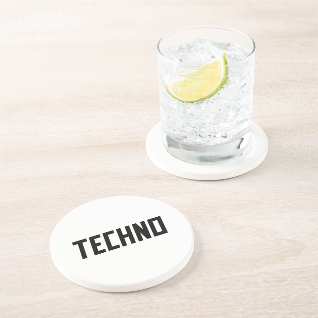 TECHNO Music Coaster (Side)