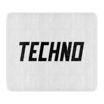 TECHNO Music Cutting Board