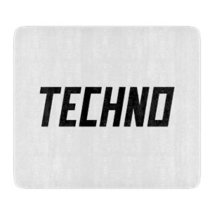 TECHNO Music Cutting Board
