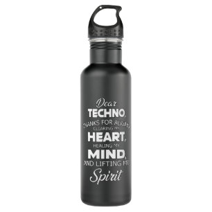 Techno Music DJ Electro Rave Festival Gift Idea 710 Ml Water Bottle
