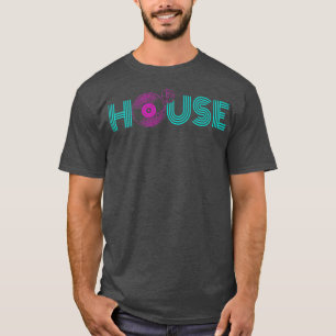 Techno Music House Turntable Dj Rave Edm Dance Clu T-Shirt