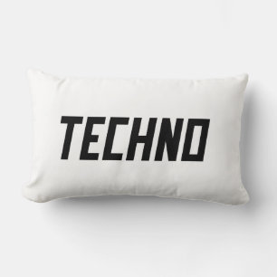 TECHNO Music Lumbar Cushion