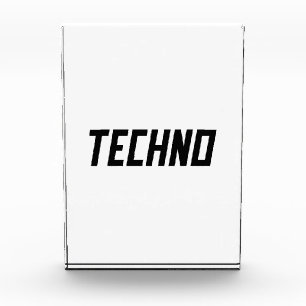 TECHNO Music Photo Block