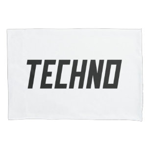 TECHNO Music Pillowcase