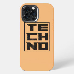Techno Music Stylish EDM Rave DJ Dance Music iPhone 13 Pro Max Case
