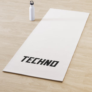 TECHNO Music Yoga Mat