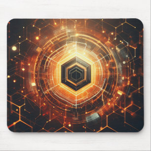 Techno-Organic Vision: Futuristic Designs for Your Mouse Pad