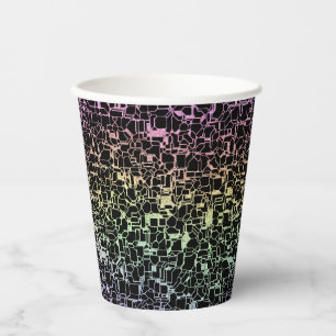 techno rainbo : paper cups
