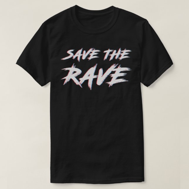 Techno Rave Gabber Gift  DJ EDM Clubbing Raver  T-Shirt (Design Front)
