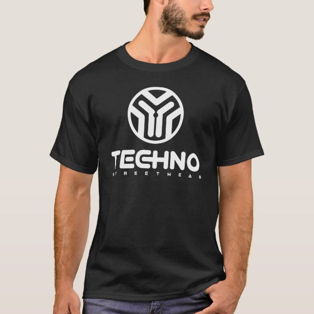 Techno Streetwear - Logo - Mens Shirt (Front)