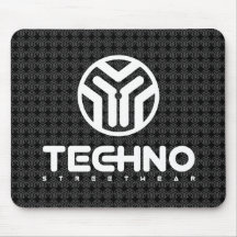 Techno Streetwear - Logo - Mouse Pad