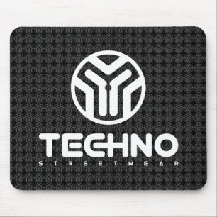 Techno Streetwear - Logo - Mouse Pad