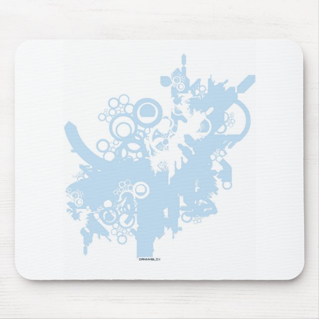 techno tree mousepad (Front)