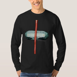Techno Uniform t-shirt with facsimile 'zip' image