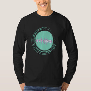 Techno Waves Edm Music Festival Rave Dubstep T-Shirt