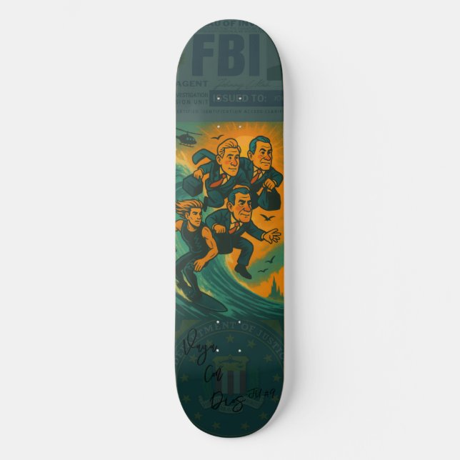 TechNoir Limited "Vaya Con Dios" Skateboard Deck (Front)