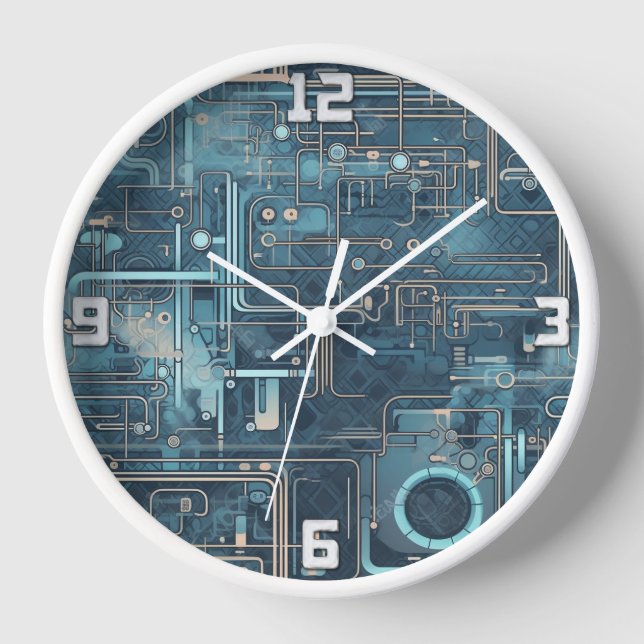 Technological Design Clock (Front)