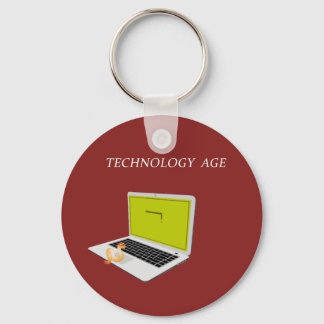 Technology age key ring