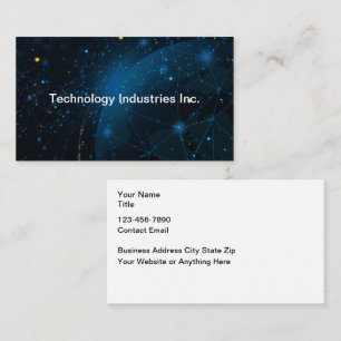 Technology And Global Business Services Business Card
