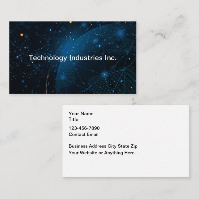 Technology And Global Business Services Card (Front/Back)