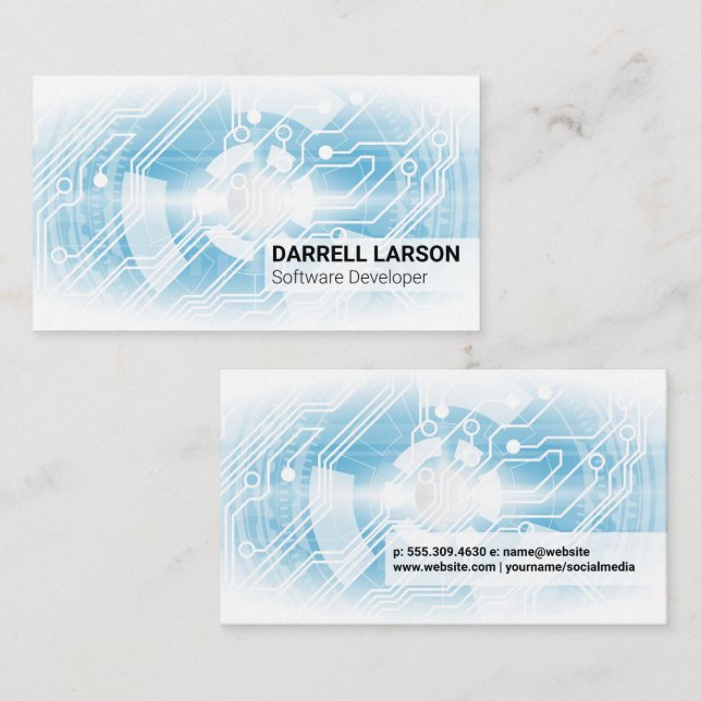 Technology Background | Circuitry  Business Card (Front/Back)