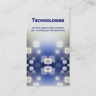 technology business card
