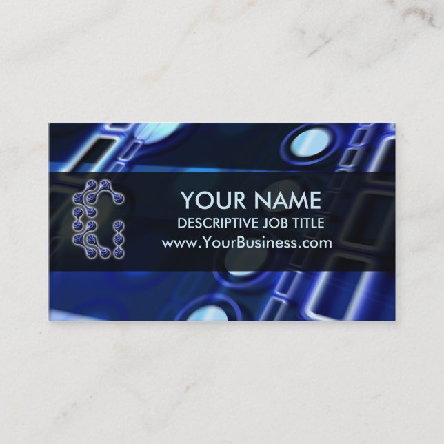 Technology Company Business Card (Front)